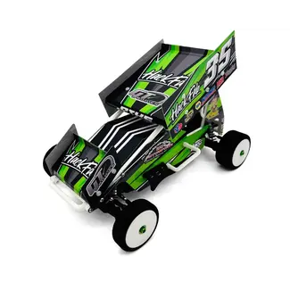 HackFab HackFab Losi Mini-B Bolt-On Sprint Car Lexan Body Kit (Clear)