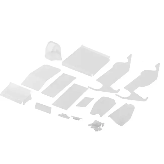 HackFab Losi Mini-B Bolt-On Sprint Car Lexan Body Kit (Clear)