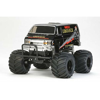 TAMIYA TAMIYA LUNCH BOX   BLACK EDITION  1/10 KIT  ESC INCLUDED. REQUIRES TX, RX, ESC, BATTERY CHARGER