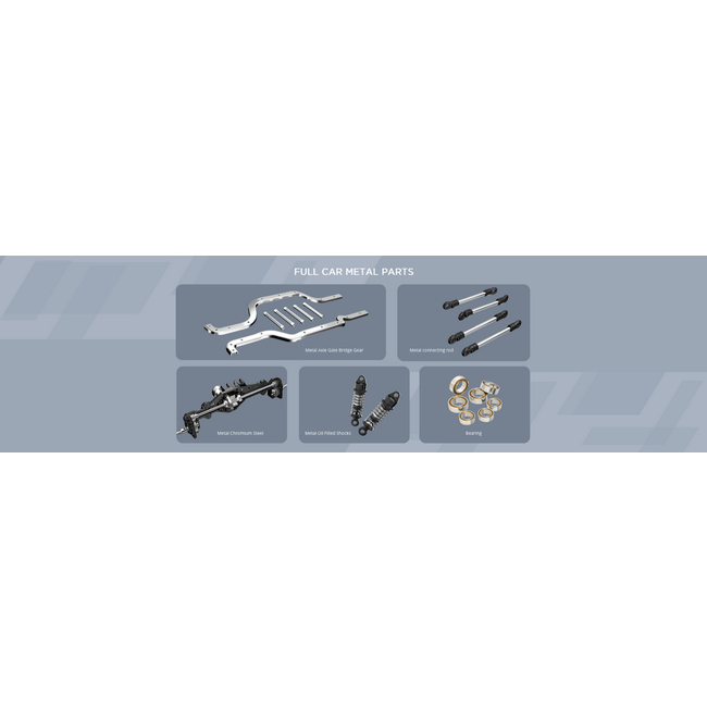 MJX 1/12 Hyper Go 4WD High-speed Off-road Brushless RC FORD BRONCO   H12P