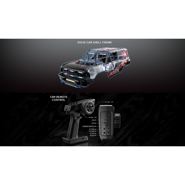 MJX 1/12 Hyper Go 4WD High-speed Off-road Brushless RC FORD BRONCO   H12P