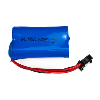 WPL WPL Battery 600mah 7.4v Lipo  WITH 4 WIRE BLACK PLUG