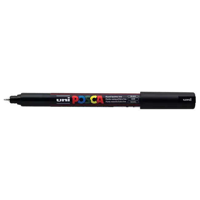 POSCA ULTRA FINE BULLET TIP BLACK