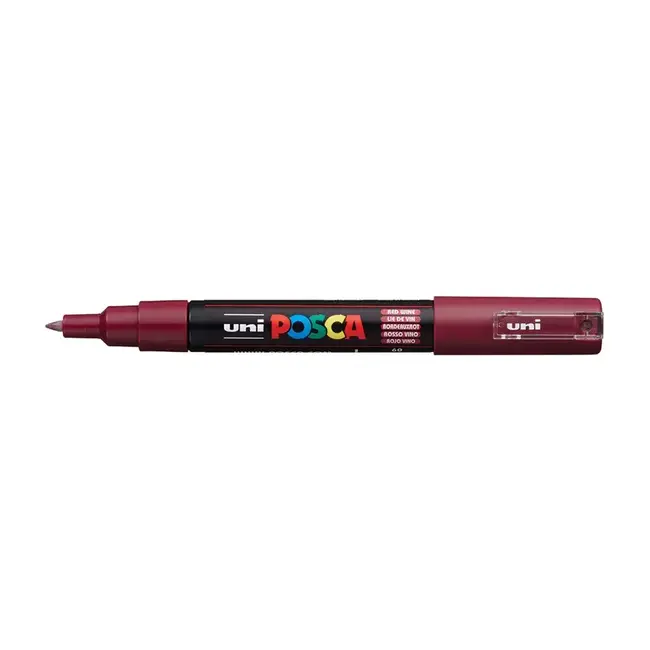 POSCA EXTRA FINE BULLET TIP RED WINE
