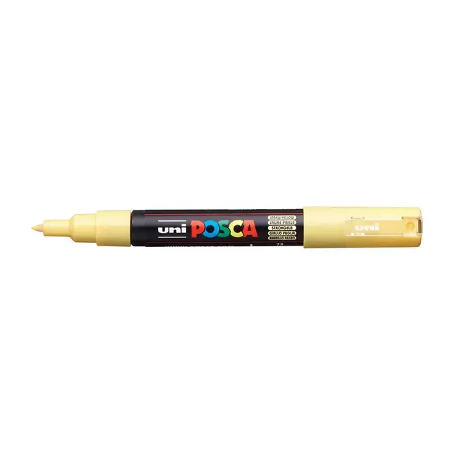 POSCA EXTRA FINE BULLET TIP STRAW YELLOW