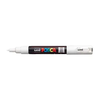 POSCA POSCA EXTRA FINE BULLET TIP BULLET TIP WHITE