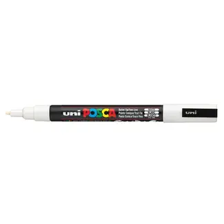POSCA POSCA FINE BULLET TIP WHITE