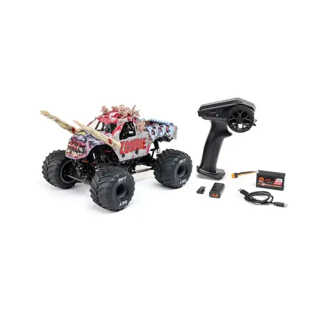 Losi Mini LMT 1/18 Zombie 4wd Monster Jam Truck RTR, LOS01026T4