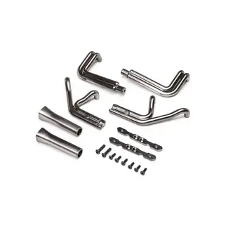 LOSI Losi Header Set, Blue Steel, 22S Sprint Car