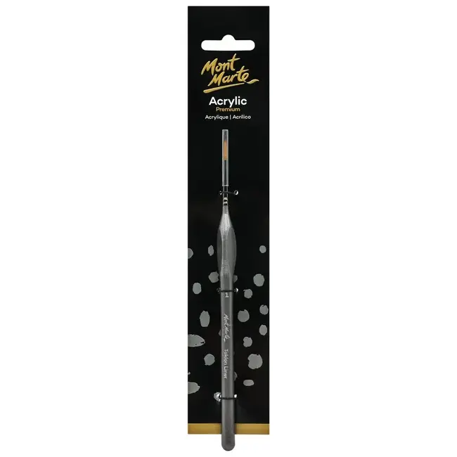 MONT MARTE Artist Acrylic Brush Taklon Liner 1