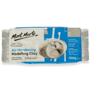 Monte Marte Mont Marte Air Hardening Modelling Clay - Grey 500g