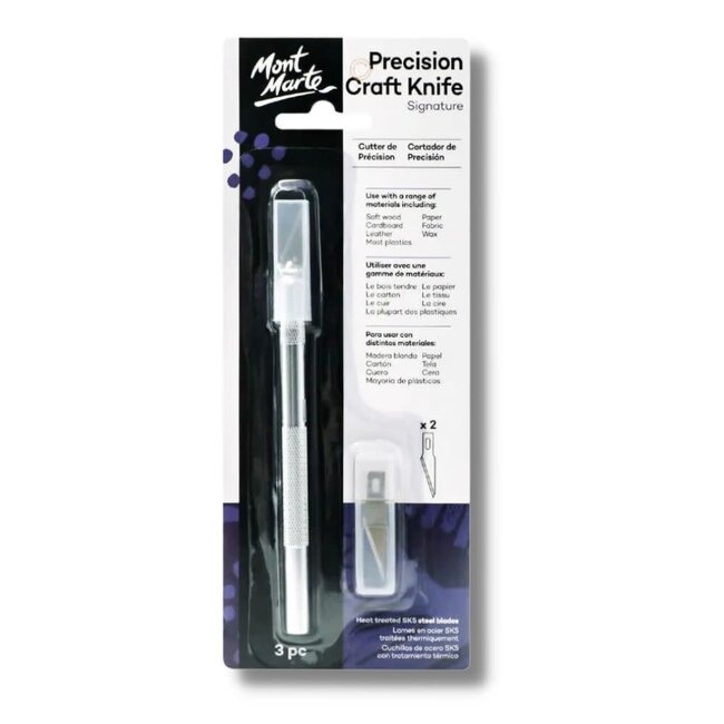 Mont Marte Precision Craft Knife Signature 3pc