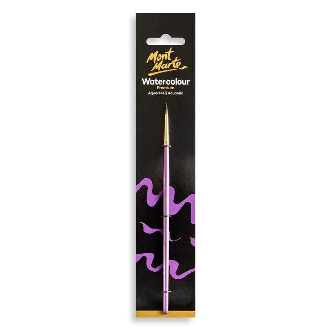 Mont Marte MM Artist Brush Sable Round 0
