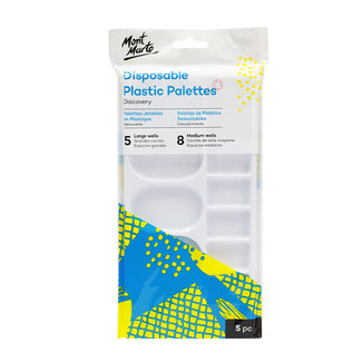 Monte Marte Mont Marte Palette - Disposable Plastic Palette 5pc