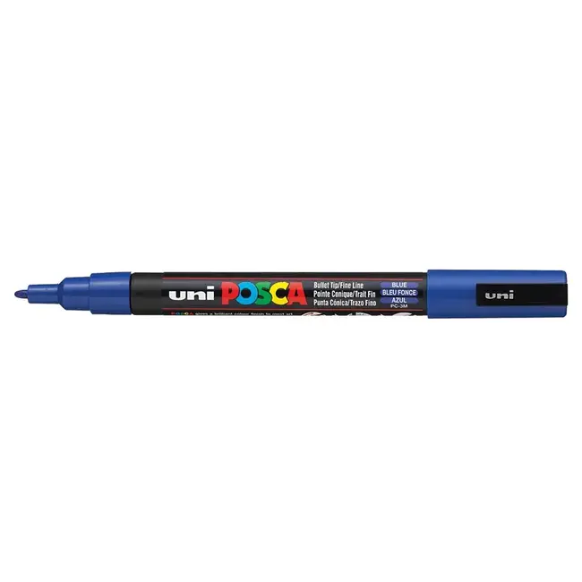 POSCA FINE BULLET TIP BLUE