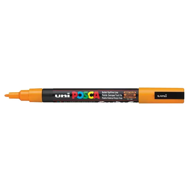 POSCA FINE BULLET TIP BRIGHT YELLOW