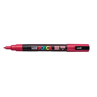 POSCA POSCA FINE BULLET TIP DARK RED