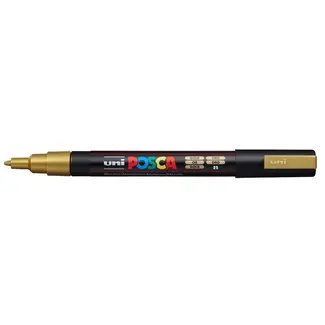 POSCA POSCA FINE BULLET TIP GOLD