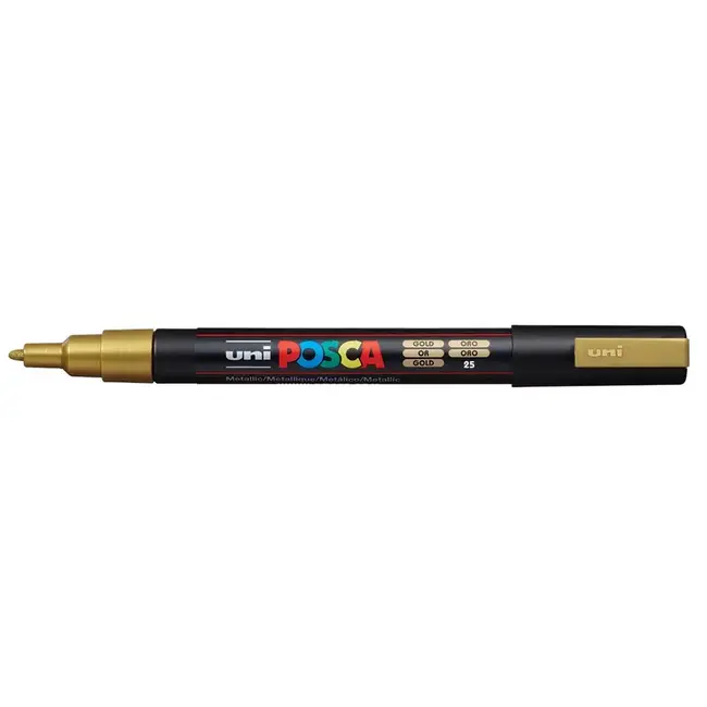 POSCA FINE BULLET TIP GOLD