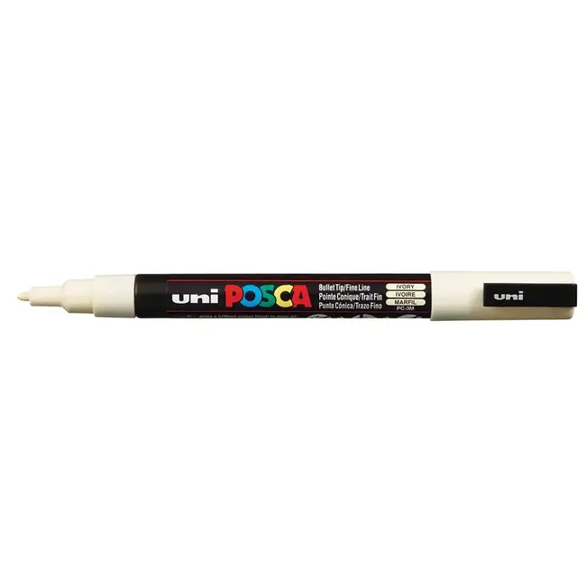 POSCA FINE BULLET TIP IVORY