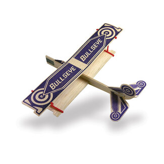 GUILLOWS guillows bullseye free flight bipe