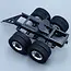 ACE 1/14 DOLLY DUAL AXLE 120mm WIDE ( TOTAL WIDTH 180mm ) WITH ALLOY WHEELS & METAL ADJUSTABLE TURNTABLE