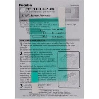 FUTABA FUTABA 10PX LCD Protection Sheet (EBT3365)