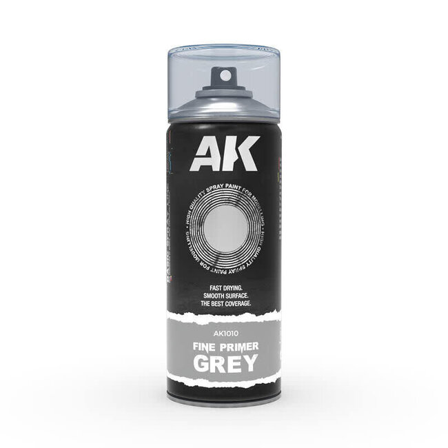 AK Interactive Fine Primer Grey - Spray Paint 400ml