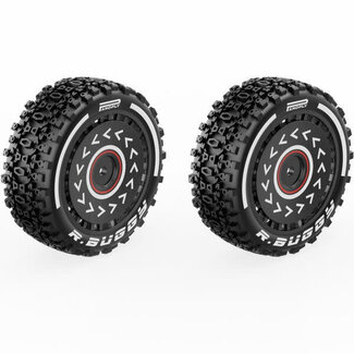 RLAARLO Rlaarlo R16109 Blue Front Assembled Tyre Set For X12S (2)