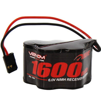TORNADO RC Venom 1504 6V 1600mah 5-cell Hump Receiver NimH Battery FUT Plug