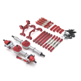 Race Race MN Model 1/12 MN82 LC79 MN78 RC Car Parts Metal Upgrade Front And Rear Assembly Kit 4 shock version