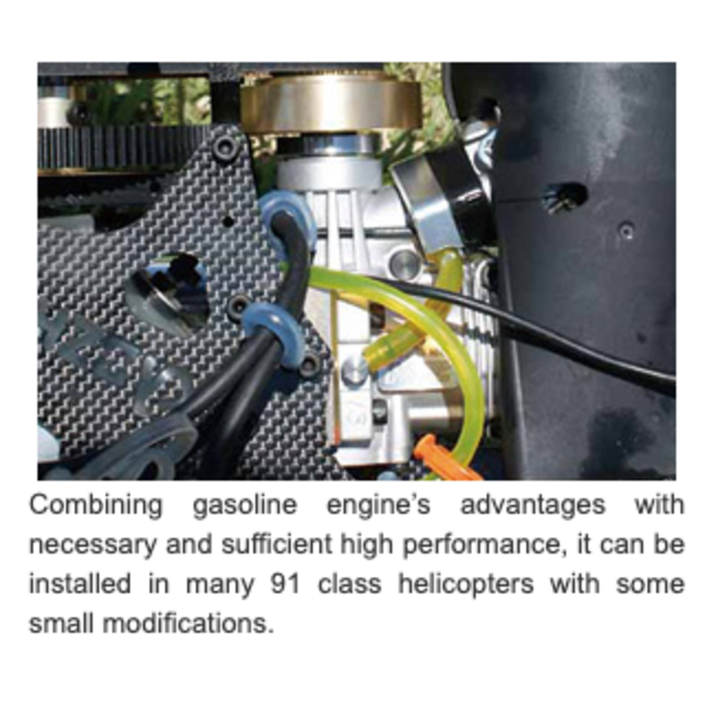 OSM38157 OS Engines GT15HZ II 15cc Gas Helicopter Engine AS NEW NO BOX INCL IGNTION