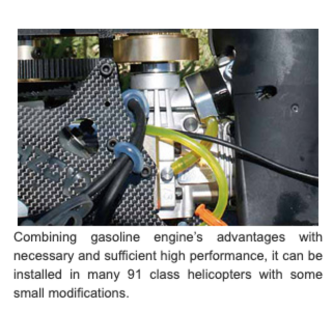 OSM38157 OS Engines GT15HZ II 15cc Gas Helicopter Engine AS NEW NO BOX INCL IGNTION