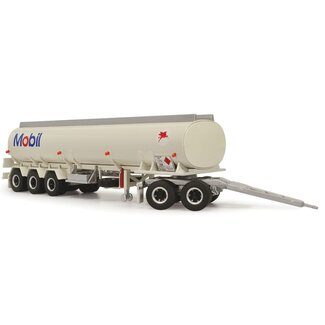 HIGHWAY REPLICAS HIGHWAY REPLICAS 1:64 MOBIL TANKER TRAILER WITH DOLLY