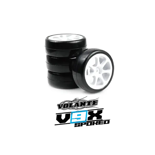 Volante V9X Evolution 36R  TCR/FWD Premium Pre-Glued Tire Set (4)