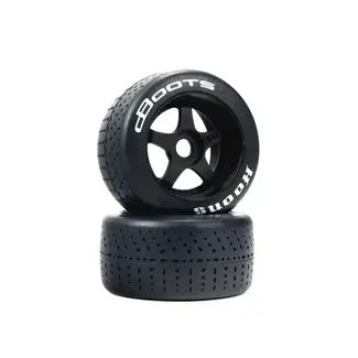 ARRMA Arrma dBoots Hoons 53/100 2.9 Silver Tire Set on 5 Spoke Wheels, 2pcs