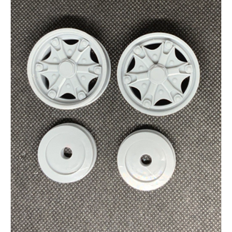 AUSLOWE AUSLOWE RIM FRONT STANDARD OR OFFSET 6 SPOKE PAIR 1/16