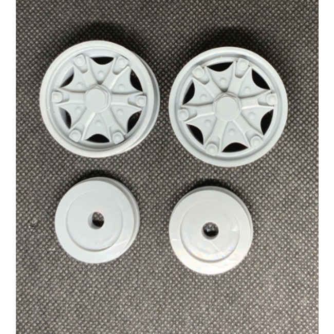 AUSLOWE RIM FRONT STANDARD OR OFFSET 6 SPOKE PAIR 1/16