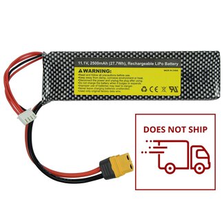UDI R/C UDI-005 11.1V 2500mAh Lipo battery XT 60 STYLE