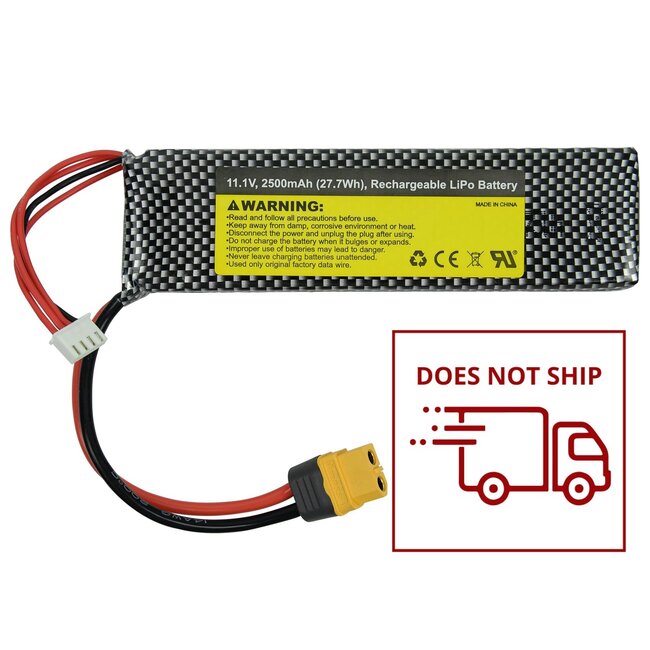 UDI-005 11.1V 2500mAh Lipo battery XT 60 STYLE