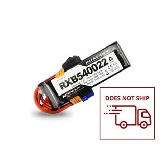 DUAL SKY Dualsky 5400mah 2S 7.4v 25C LiPo Receiver Battery with Servo and XT60 Connector