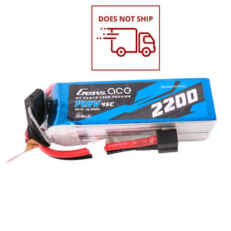 GENS ACE Gens Ace G-Tech 4S 2200mAh 45C 14.8V Soft Pack Lipo Battery (1TO3)