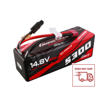 GENS ACE Gens Ace 4S5300mAh 14.8V 60C HARDCASE LiPo Battery (DEANS)
