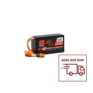 SPEKTRUM Spektrum 810mAh 2S 7.4V Smart G2 50C LiPo Battery with IC2 Connector