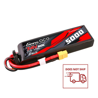 GENS ACE Gens Ace G-Tech 2S 5000mAh 60C 7.4V Soft Pack Lipo Battery (XT60) WITH TRAXXAS ADAPTER