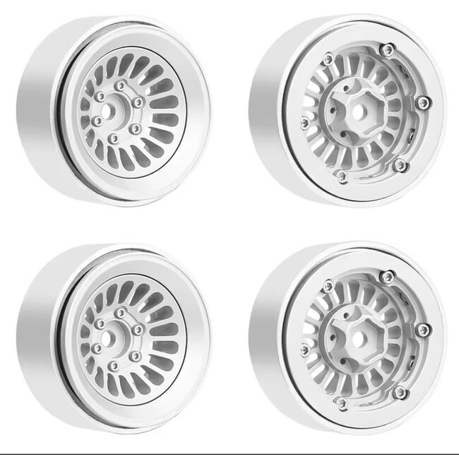 RACE 1.3" CRAWLER BEAD LOCK WHEELS 4PCS