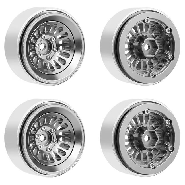 RACE 1.3" CRAWLER BEAD LOCK WHEELS 4PCS