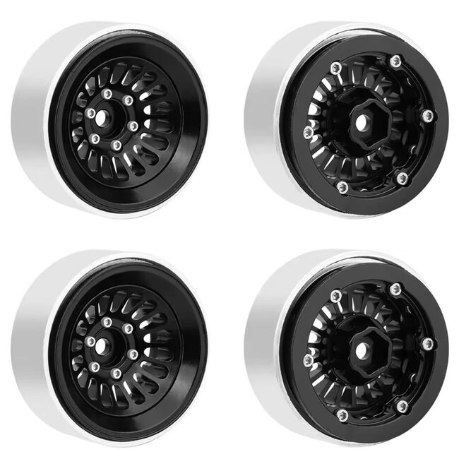 RACE 1.3" CRAWLER BEAD LOCK WHEELS 4PCS