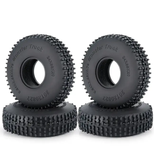 RACE 4PCS 1.0" COMP CRAWLER PIN TIRE 24x65x20mm