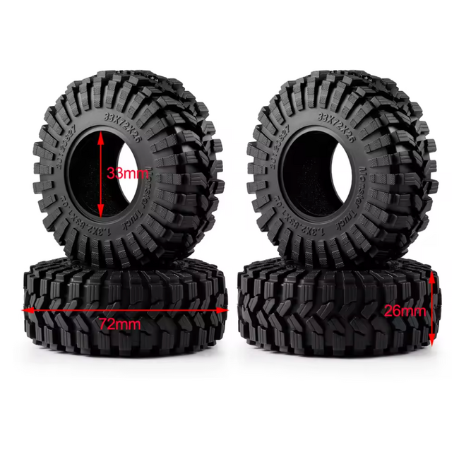 RACE 1.3" MT TIRES TYPE C 4PCS
